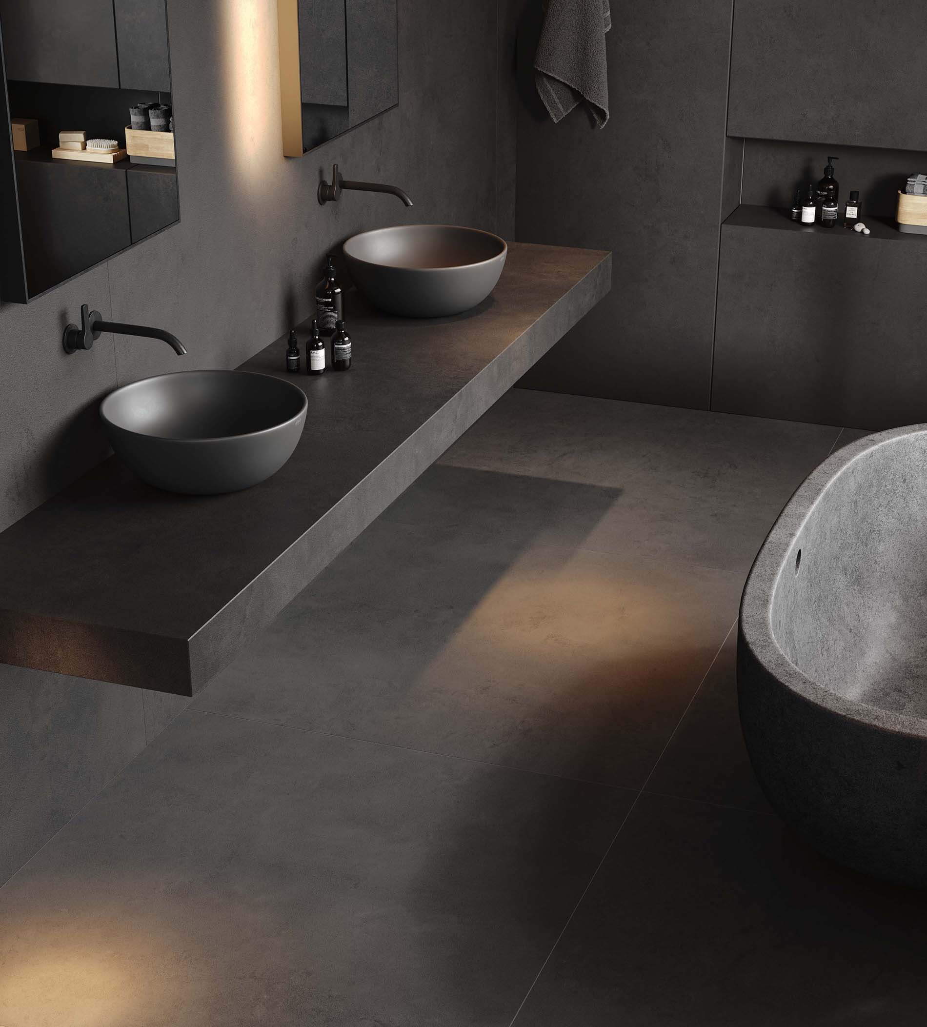 Porcelanato Técnico Masa Coloreada Retina Pizarra Natural 60x120